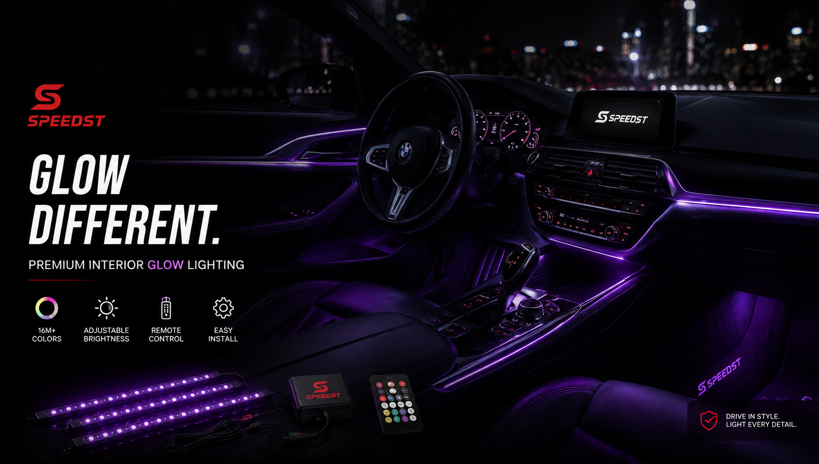 Interior glow installed in NSX