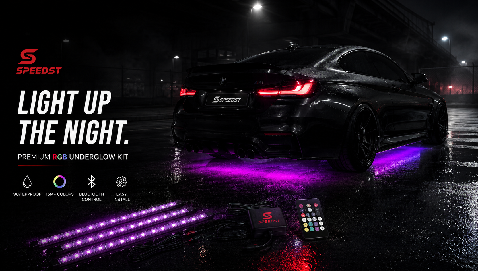 GT-R with SPEED·ST underglow
